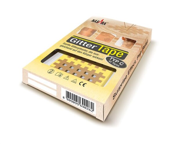GitterTapes Nasara - beige - Typ C - VE 20 Blatt