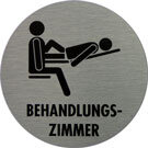 Hinweisschilder - Alu - Behandlungszimmer