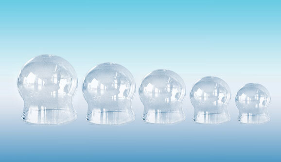 Schröpfgläser ohne Ball - CE - Glas - Ø 6,5 cm
