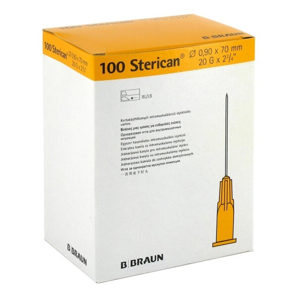 Sterican Einmal-Kanülen - Sondergrößen - 0,90 x 70, gelb