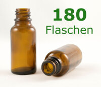 Braunglasflasche 20 ml 180 Flaschen