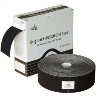 Kinesiology Tape Nasara 32 m x 5,0 cm Schwarz