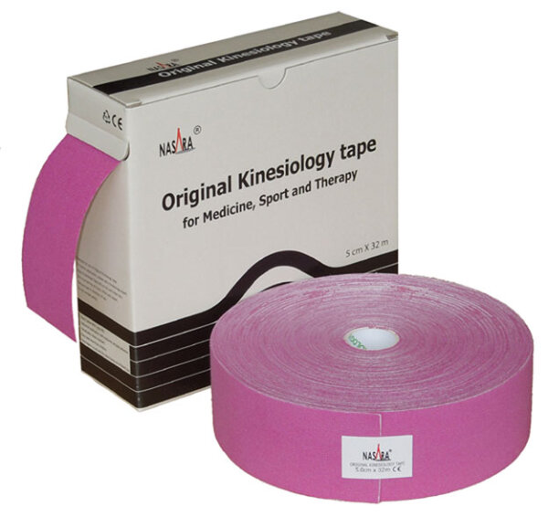 Kinesiology Tape Nasara 32 m x 5,0 cm Lila