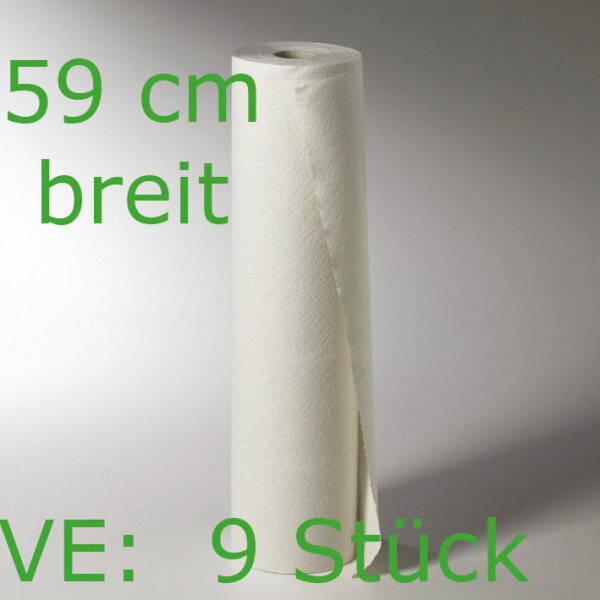 Liegenauflagen basic line 59cm breit, 9 Rollen