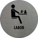 Hinweisschilder - Alu - Labor