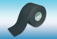 Kinesiology Tape Nasara 5 m x 5 cm Schwarz