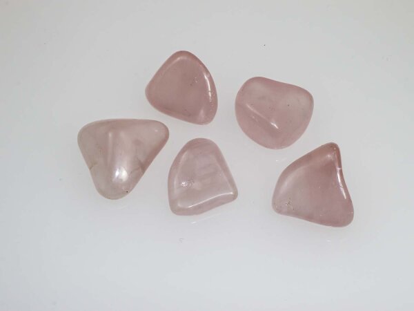 Trommelsteine - Edelsteine A-Z Rosenquarz