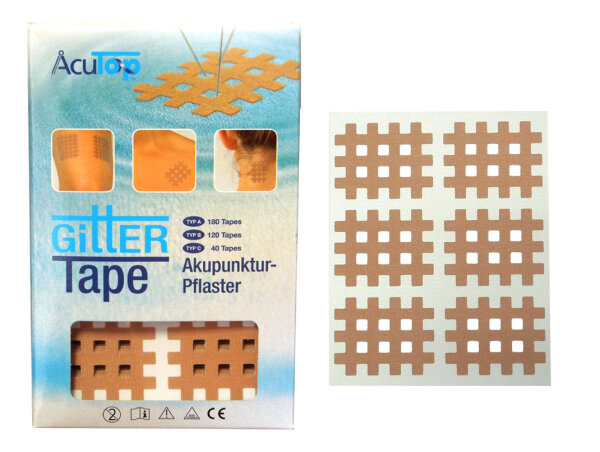 GitterTapes AcuTop - beige - Typ B - VE: 20 Blatt