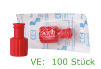 Verschlußkonus - rot - 100 Stück