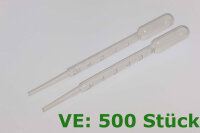 Einmal-Pasteurpipetten - 3 ml - 500 Stück
